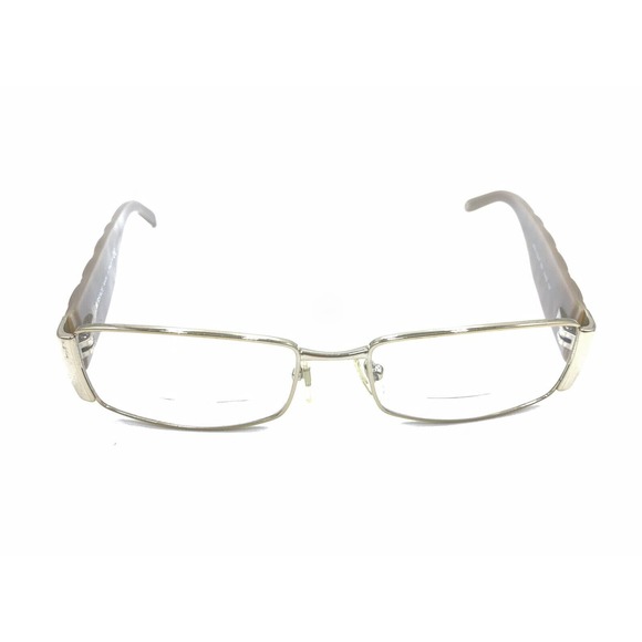 Versace MOD. 1153-B 1221 Gold Beige Rectangle Eyeglasses Frames 51-16 135 Italy - Picture 2 of 12